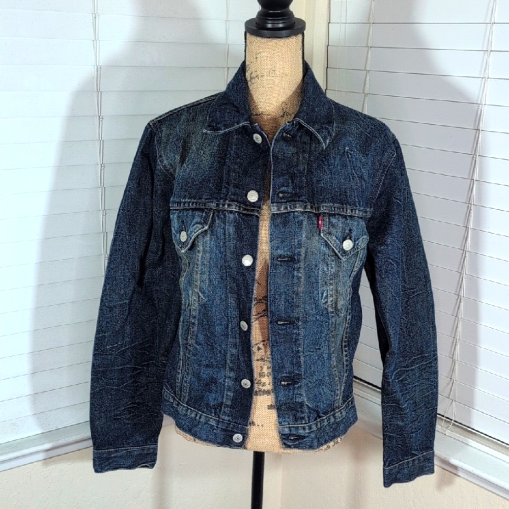 Levi's Trucker Jean Jacket Size M - Picture 2 of 12